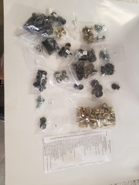 70-74 Cuda Under Hood and Trunk Fastener Kit  MO404