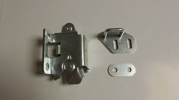 thumbnail image 2 of Repop Bucket Seat Latch Brackets Kit – Fits Mopar: Duster, Cuda, Challenger, Dart, GTX, Charger 2 of 6