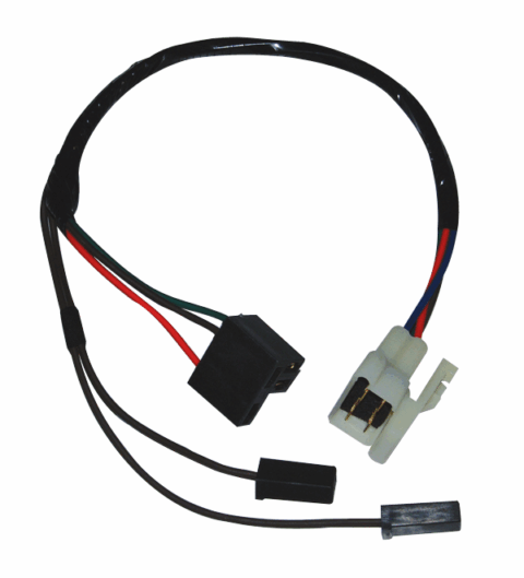 Wiper motor harness, 1971-1972 (without emmision control air pump) B-body and 1970-1973 E-body models with 2-speed wipers. HU321N
