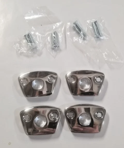 A & B-Body Mopar,  Bench Seat Headrest Bezels - Set - CHZINT001