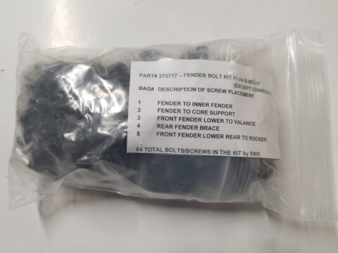 71 72 73 74 Roadrunner Satellite GTX Fender Bolt Kit 270717