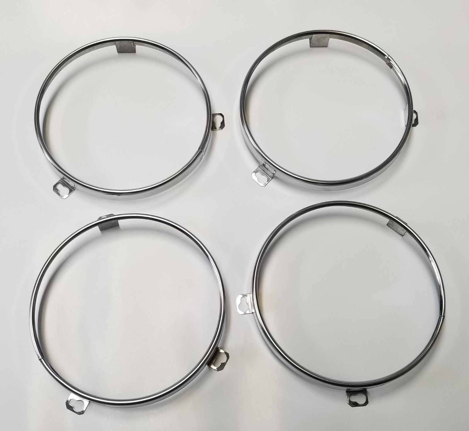68-76 Mopar, Headlight Retainer Rings 4 Headlight 5 3/4" - Set of 4 - CHZHRR001