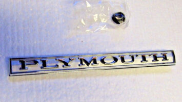 1968 Valiant Plymouth  A-Body,  Grille Emblem  - CHAEMB001