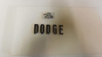 67 Charger Coronet Hood Letters