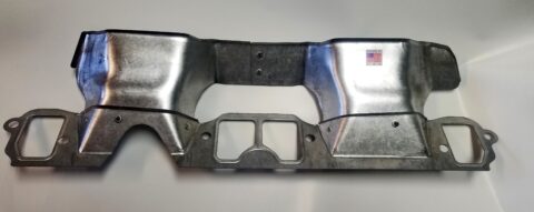 1970 E-body & 1968-1972 A-body (until approx. Jan 24 ,1972) Mopar 340 hp Drivers side heat shield & gasket assembly CHZHTS01A
