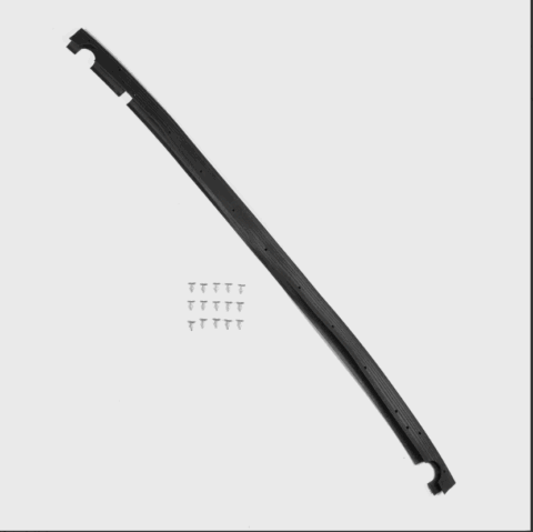 Mopar A Body 66 Barracuda, Dart, Valiant Hood to Radiator Seal with SS Clips AXX6666HS01