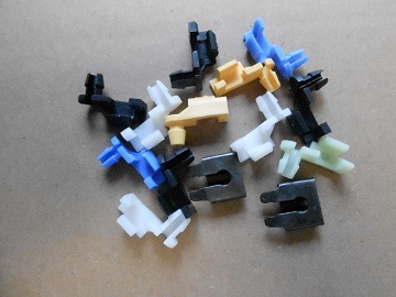 Each bid is for a set of new latch and lock rod clips. Very nice reproduction kit, with enough clips to do both doors.