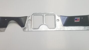 1970 E-body & 1968-1972 A-body Mopar 340 hp Passengers side heat shield & gasket assembly CHZHTS02A