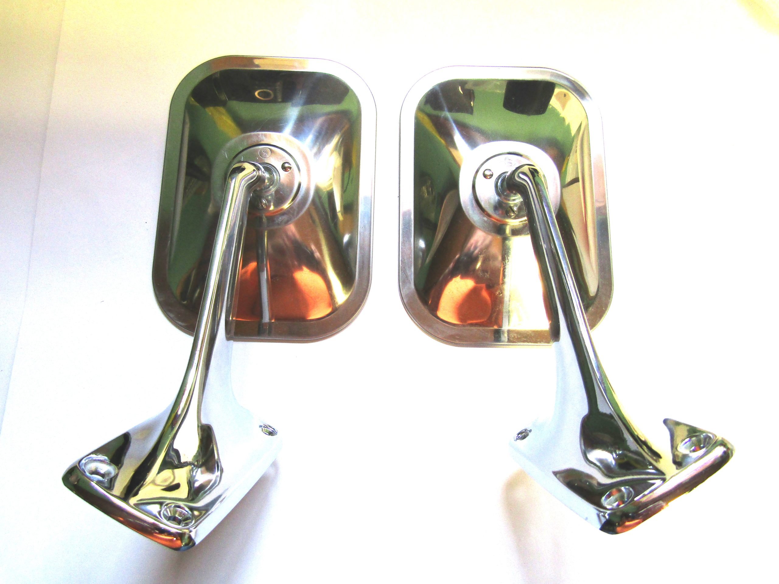 Sport Mirrors With Bases 72 - 80 Dodge Truck.