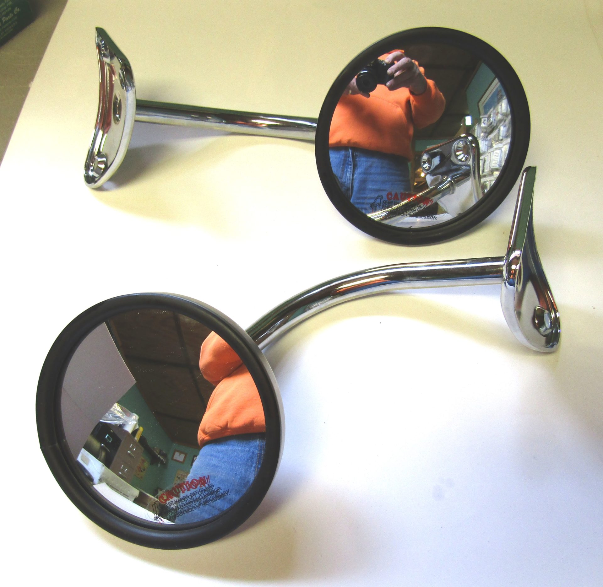 Dodge Truck Mirrors with 5" Round Head