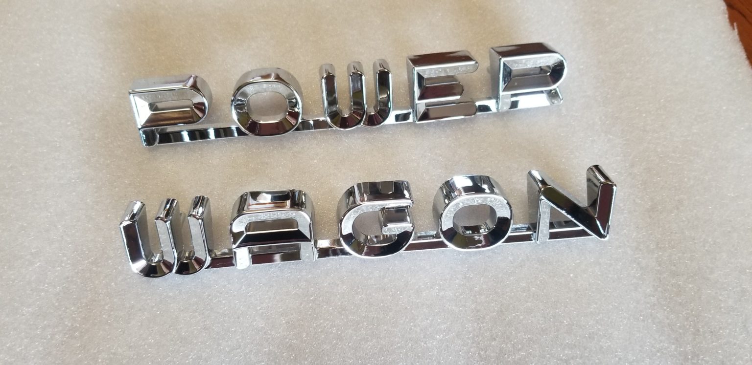 6168 Dodge Truck Power Wagon Emblems CHTEMB618 Vans Auto