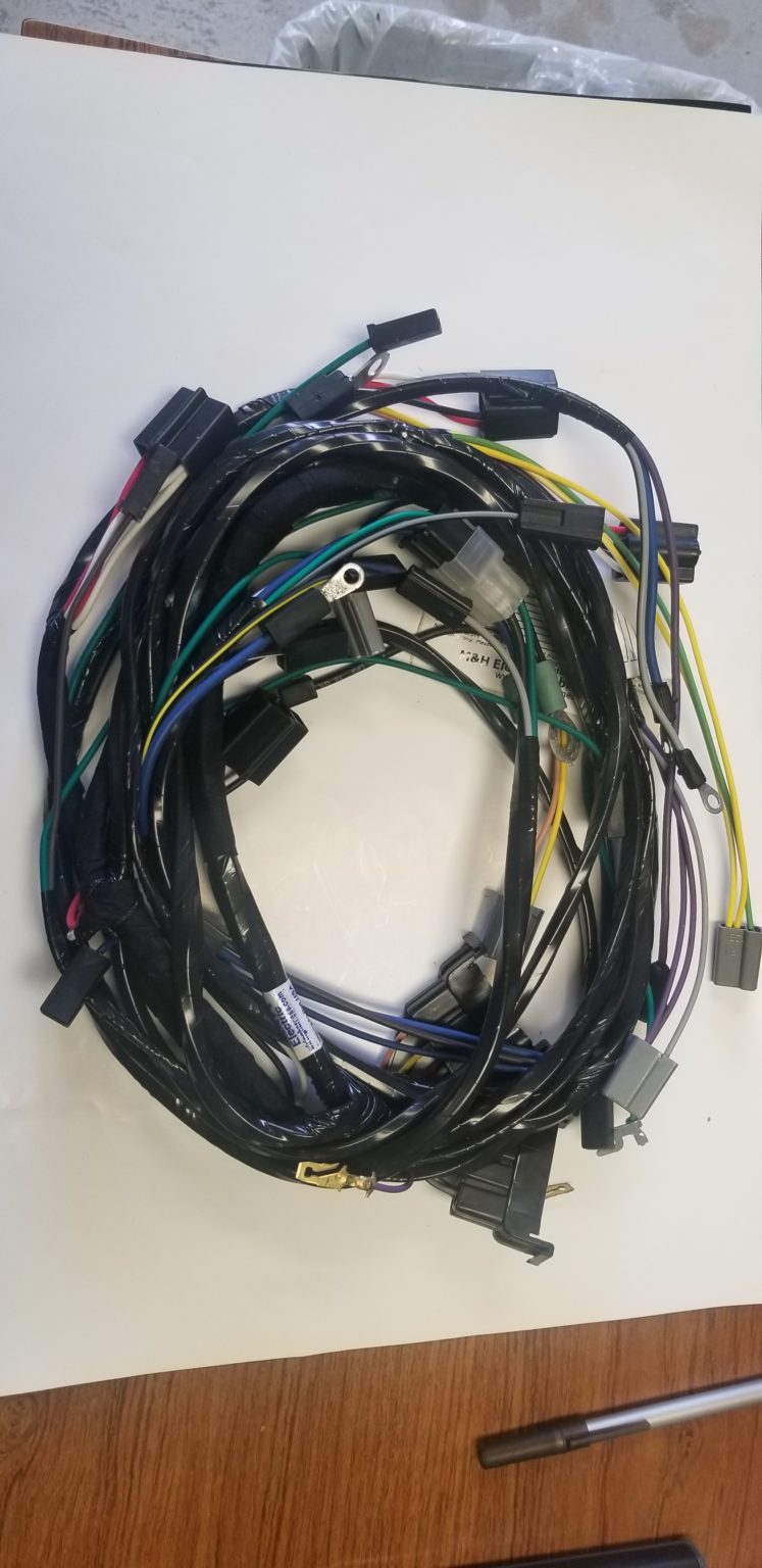 66 Coronet Engine and Headlight Wiring Harness 1966 with Hemi HU217B