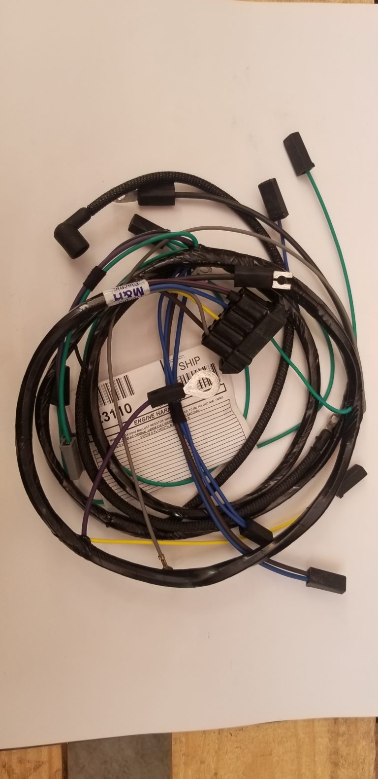 65 Satellite V8, Engine Wiring Harness CHBWHU24 Vans Auto