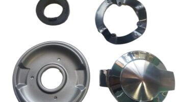 66-67 GTX, Satellite Belvedere Gas Cap and Bezel  Assembly - Set- CHBGCA667