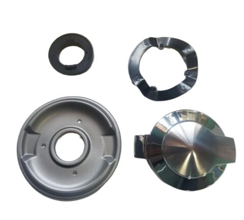 66-67 GTX, Satellite Belvedere Gas Cap and Bezel  Assembly - Set- CHBGCA667