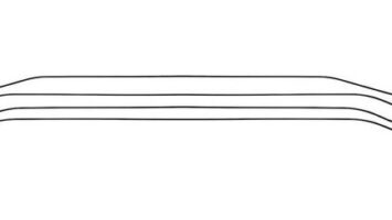 Late 71-74 Cuda Headliner Bows  Set of 4  CHEHLB003
