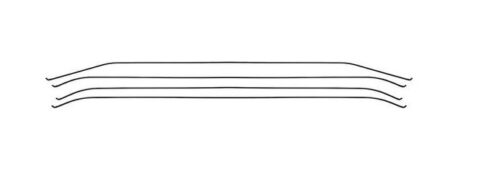 Late 71-74 Cuda Headliner Bows  Set of 4  CHEHLB003