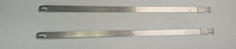 68-76  A-Body, Gas Tank Straps Stainless Steel- Pair - CHASTR097S