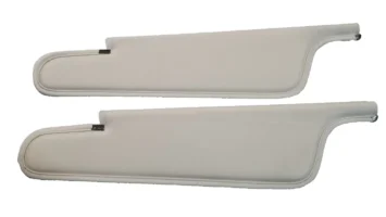 70 71 E-Body Challenger Cuda Convertible White Sun Visors Sun Visors