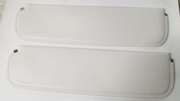 61-68 Dodge Truck Sweptline Black Sun Visors Sunvisors CHTDTKSVR-WH
